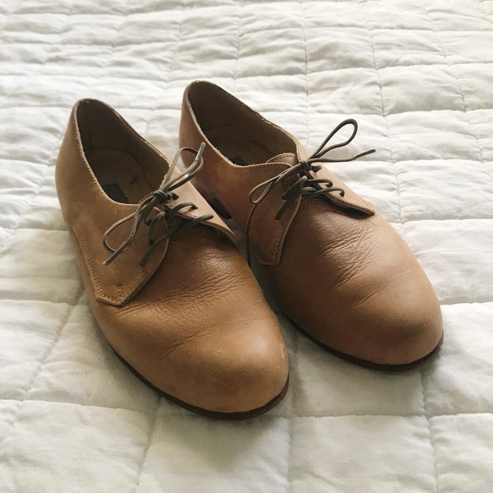 Nisolo Oxford Leather Shoes light brown